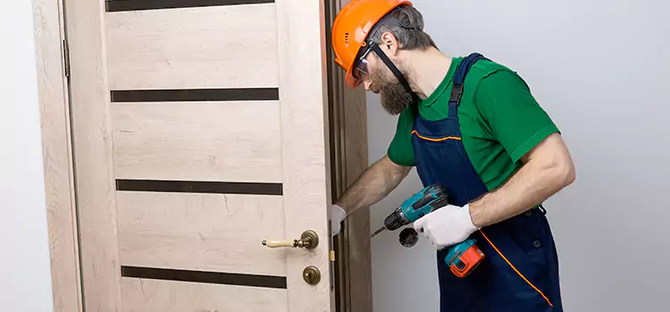 Replace Internal Door Handle with Lock Sulphur